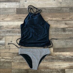 Beachsissi two piece halter tankini bathing suit